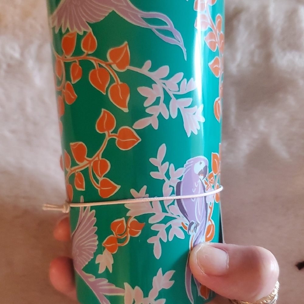 Kate Spade Green Floral Tumbler - Picture 6 of 8